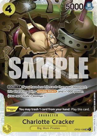 Charlotte Cracker (Reprint) (OP03-108) [Premium Booster -The Best-] Foil One Piece Single Bandai