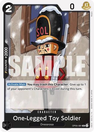 One-Legged Toy Soldier (Reprint) (OP05-081) [Premium Booster -The Best-] One Piece Single Bandai