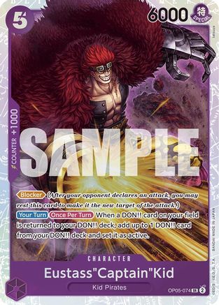 Eustass"Captain"Kid (Reprint) (OP05-074) [Premium Booster -The Best-] Foil One Piece Single Bandai