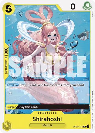 Shirahoshi (OP03-116) (Reprint) (OP03-116) [Premium Booster -The Best-] One Piece Single Bandai
