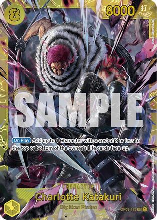 Charlotte Katakuri (Reprint) (OP03-123) [Premium Booster -The Best-] Foil One Piece Single Bandai
