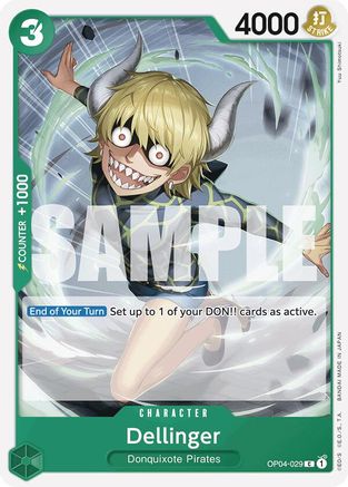 Dellinger (Reprint) (OP04-029) [Premium Booster -The Best-] One Piece Single Bandai