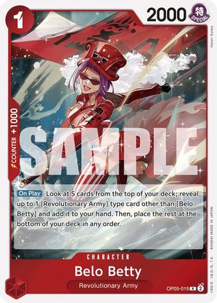 Belo Betty (OP05-015) (Reprint) (OP05-015) [Premium Booster -The Best-] Foil One Piece Single Bandai