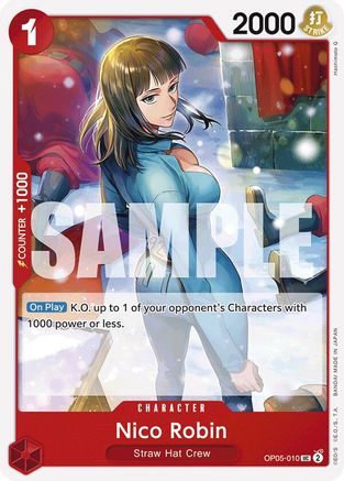 Nico Robin (Reprint) (OP05-010) [Premium Booster -The Best-] One Piece Single Bandai
