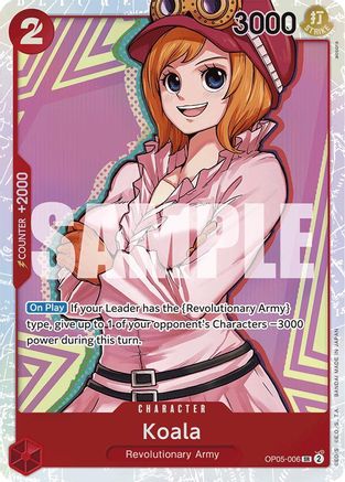Koala (Reprint) (OP05-006) [Premium Booster -The Best-] Foil One Piece Single Bandai