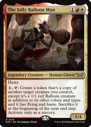 The Jolly Balloon Man (-219) [Promo Pack: Duskmourn: House of Horror] MTG Single Wizards of the Coast
