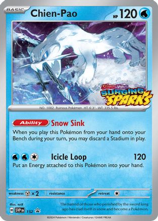 Chien-Pao - 152 (152) Holofoil [Promos: SV Promo Cards] Pokemon Single Pokémon