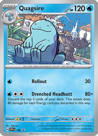 Quagsire - 156 (156) Holofoil [Promos: SV Promo Cards] Pokemon Single Pokémon
