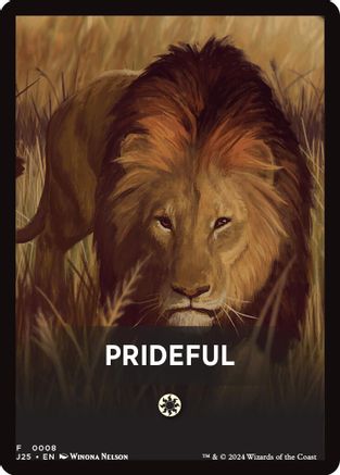 Prideful Theme Card (-008) [Foundations Jumpstart] MTG Single Wizards of the Coast