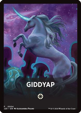 Giddyap Theme Card (-004) [Foundations Jumpstart] MTG Single Wizards of the Coast