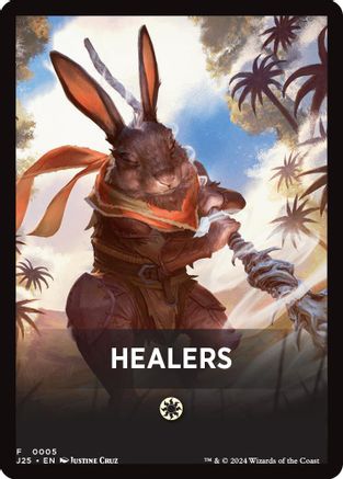 Healers Theme Card (-005) [Foundations Jumpstart] MTG Single Wizards of the Coast
