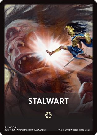 Stalwart Theme Card (-009) [Foundations Jumpstart] MTG Single Wizards of the Coast