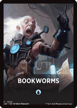Bookworms Theme Card (J25-010) [Foundations Jumpstart] MTG Single Wizards of the Coast