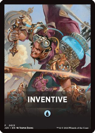 Inventive Theme Card (-013) [Foundations Jumpstart] MTG Single Wizards of the Coast