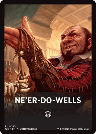 Ne'er-Do-Wells Theme Card (-023) [Foundations Jumpstart] MTG Single Wizards of the Coast