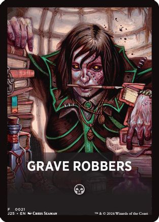 Grave Robbers Theme Card (-021) [Foundations Jumpstart] MTG Single Wizards of the Coast
