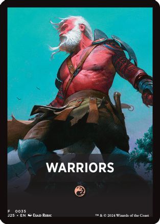 Warriors Theme Card (-035) [Foundations Jumpstart] MTG Single Wizards of the Coast