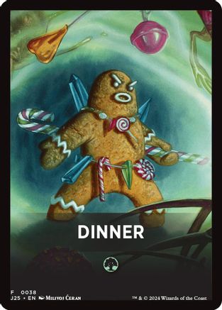 Dinner Theme Card (J25-038) [Foundations Jumpstart] MTG Single Wizards of the Coast
