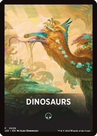Dinosaurs Theme Card (J25-039) [Foundations Jumpstart] MTG Single Wizards of the Coast