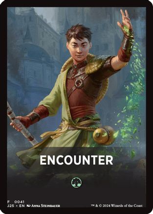 Encounter Theme Card (J25-041) [Foundations Jumpstart] MTG Single Wizards of the Coast