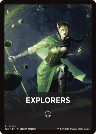 Explorers Theme Card (J25-042) [Foundations Jumpstart] MTG Single Wizards of the Coast