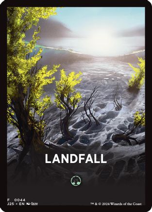 Landfall Theme Card (-044) [Foundations Jumpstart] MTG Single Wizards of the Coast
