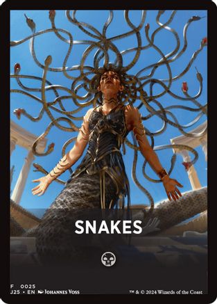 Snakes Theme Card (-025) [Foundations Jumpstart] MTG Single Wizards of the Coast