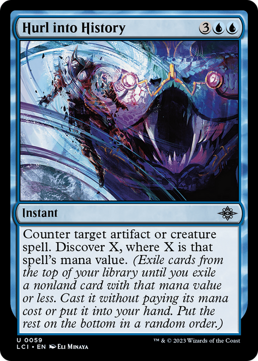 Hurl into History (LCI-059) [The Lost Caverns of Ixalan] Foil MTG Single Wizards of the Coast