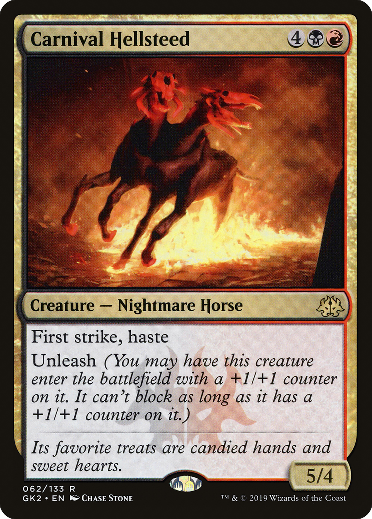 Carnival Hellsteed (GK2-062) [Misc] RNA Guild Kit MTG Single Wizards of the Coast