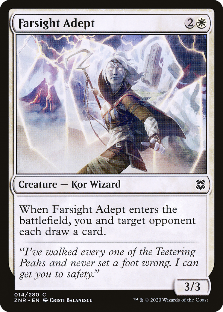 Farsight Adept (ZNR-014) [Zendikar Rising] Foil MTG Single Wizards of the Coast