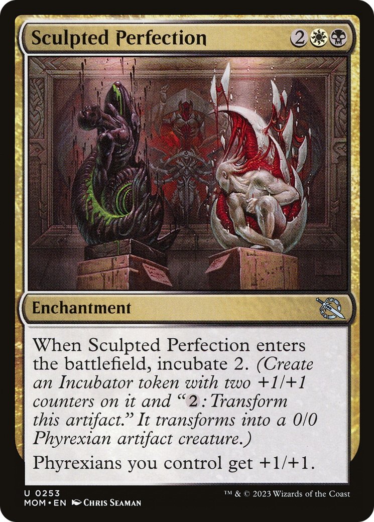 Sculpted Perfection (MOM-253) [March of the Machine] Foil MTG Single Wizards of the Coast