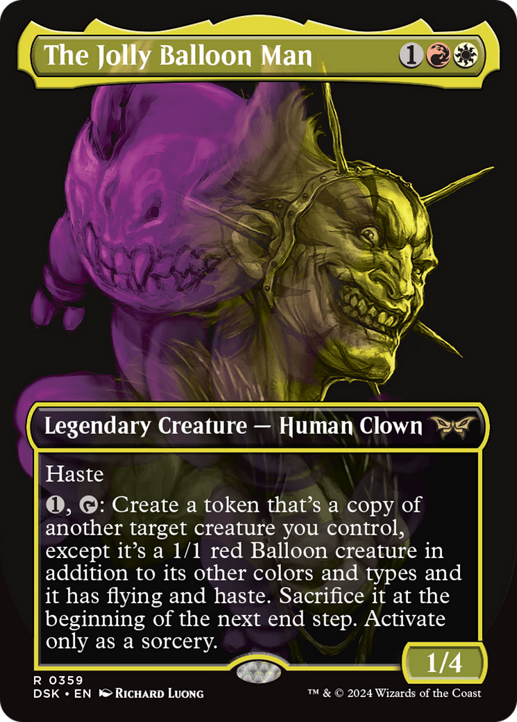 The Jolly Balloon Man (DSK-359) [Duskmourn: House of Horror] (Borderless) Foil MTG Single Wizards of the Coast