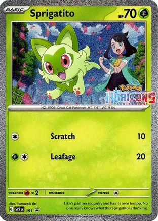 Sprigatito - 191 (191) Holofoil [Promos: SV Promo Cards] Pokemon Single Pokémon