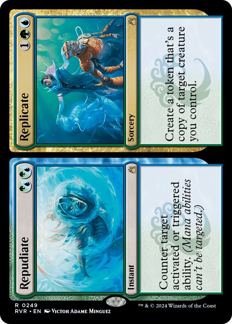 Repudiate // Replicate (RVR-249) [Ravnica Remastered] MTG Single Wizards of the Coast