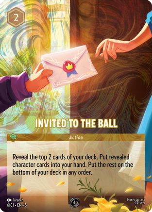 Invited to the Ball (6) [Disney Lorcana Promo Cards] Lorcana Single Disney
