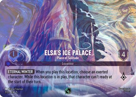 Elsa's Ice Palace - Place of Solitude (7) [Disney Lorcana Promo Cards] Lorcana Single Disney
