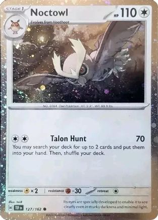 Noctowl - 127 (Cosmos Holo) (127) Holofoil [Misc: Cards & Products] Pokemon Single Pokémon