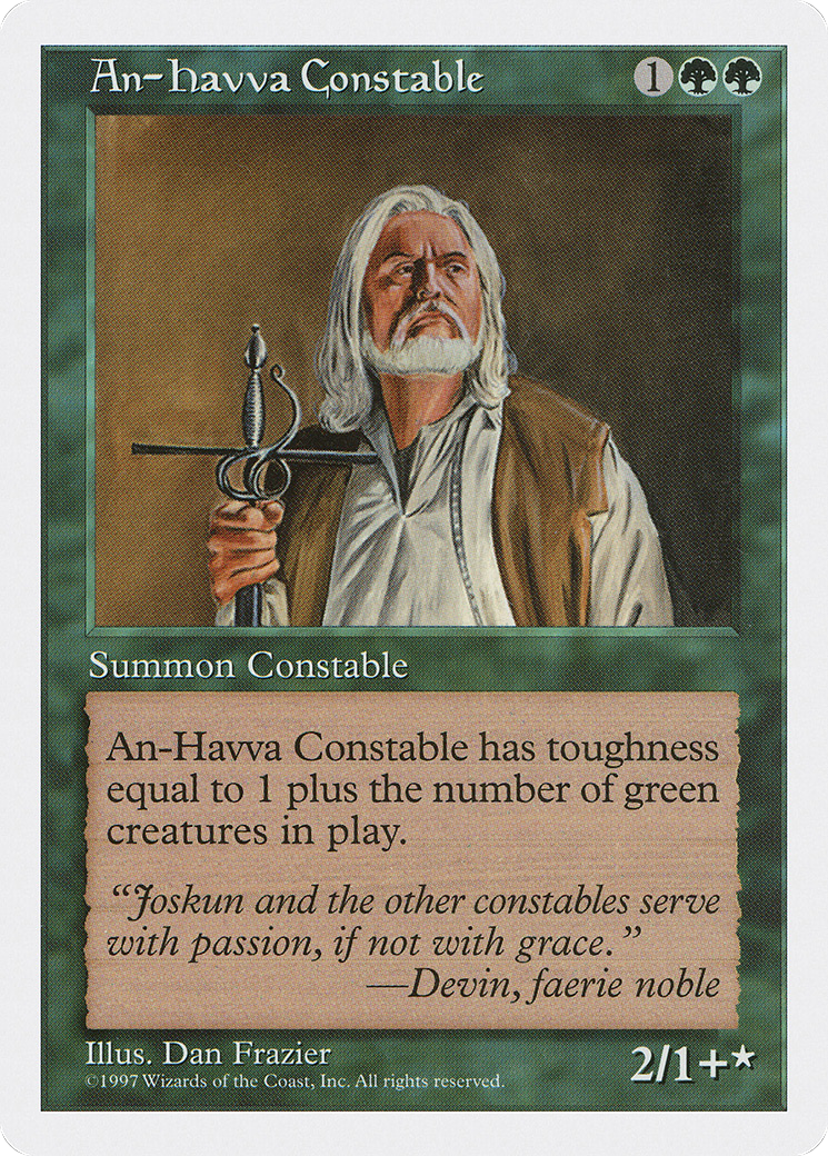 An-Havva Constable (5ED-277) [Fifth Edition] MTG Single Wizards of the Coast