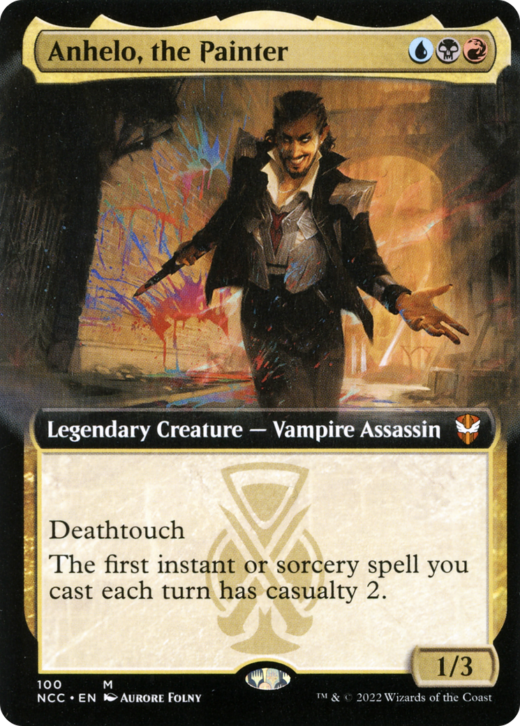 Anhelo, the Painter (NCC-100) [New Capenna Commander] (Extended Art) MTG Single Wizards of the Coast