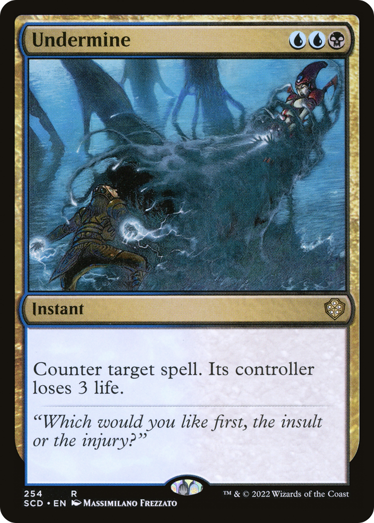 Undermine (SCD-254) [Starter Commander Decks] MTG Single Wizards of the Coast