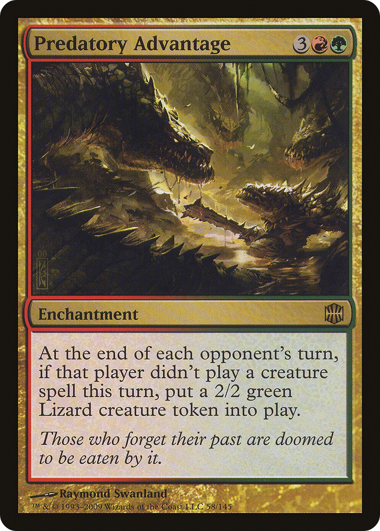 Predatory Advantage (ARB-058) [Alara Reborn] MTG Single Wizards of the Coast