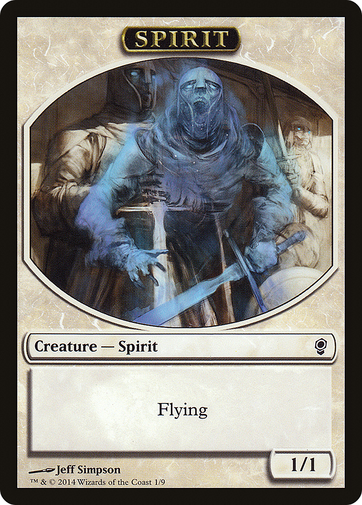 Spirit (CNS-001) [Tokens] Conspiracy Tokens MTG Single Wizards of the Coast