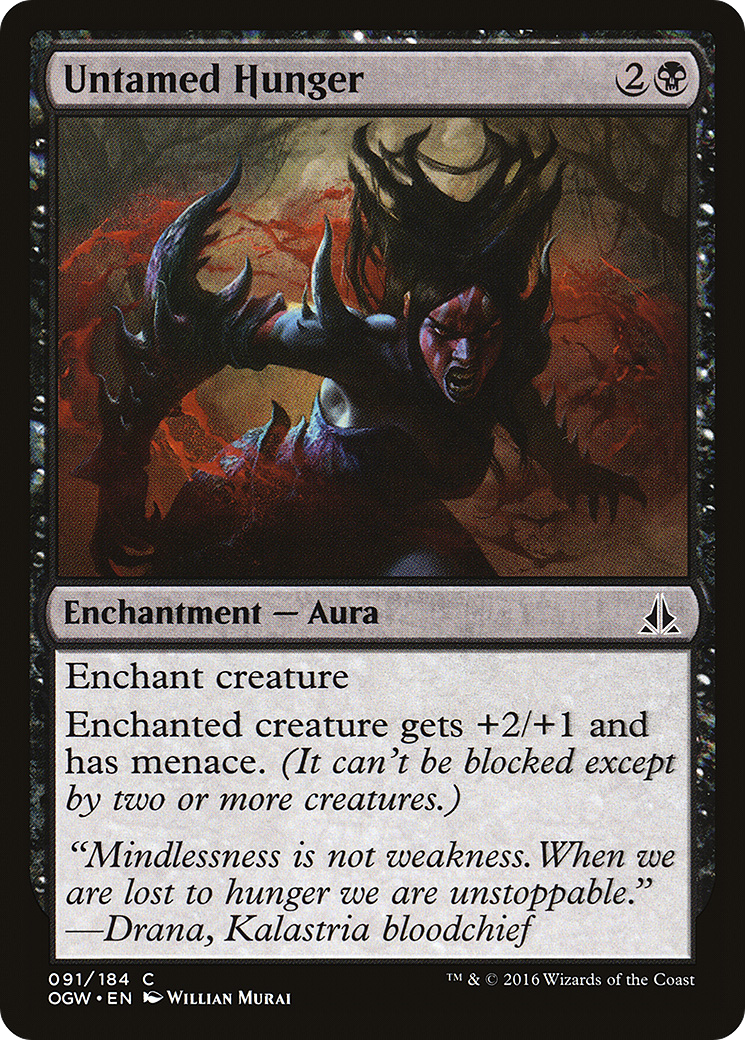 Untamed Hunger (OGW-091) [Oath of the Gatewatch] MTG Single Wizards of the Coast