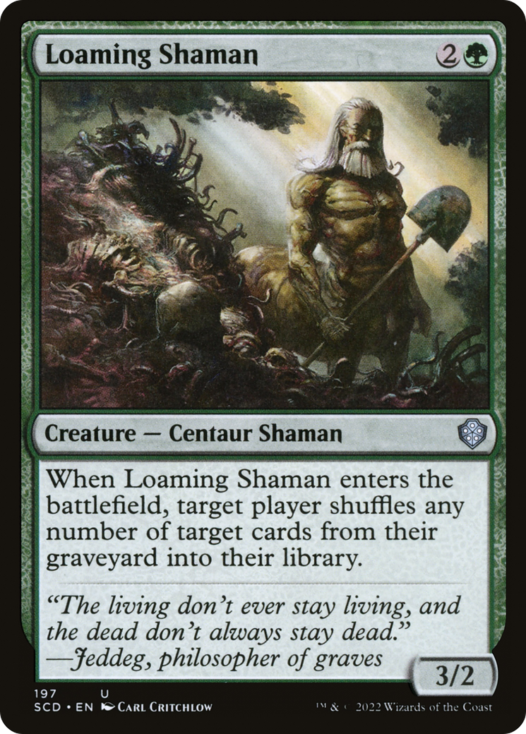 Loaming Shaman (SCD-197) [Starter Commander Decks] MTG Single Wizards of the Coast