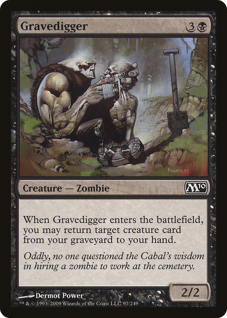 Gravedigger (M10-097) [Magic 2010] MTG Single Wizards of the Coast