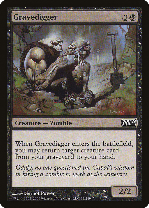 Gravedigger (M10-097) [Magic 2010] Foil MTG Single Wizards of the Coast