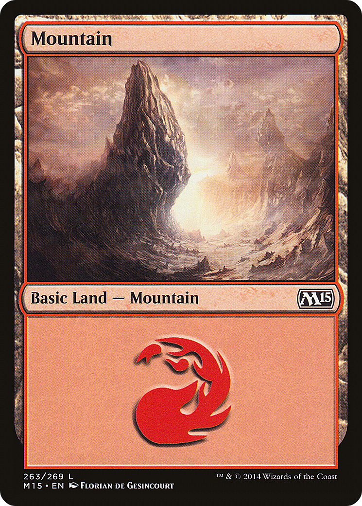 Mountain (M15-263) [Magic 2015] Foil MTG Single Wizards of the Coast