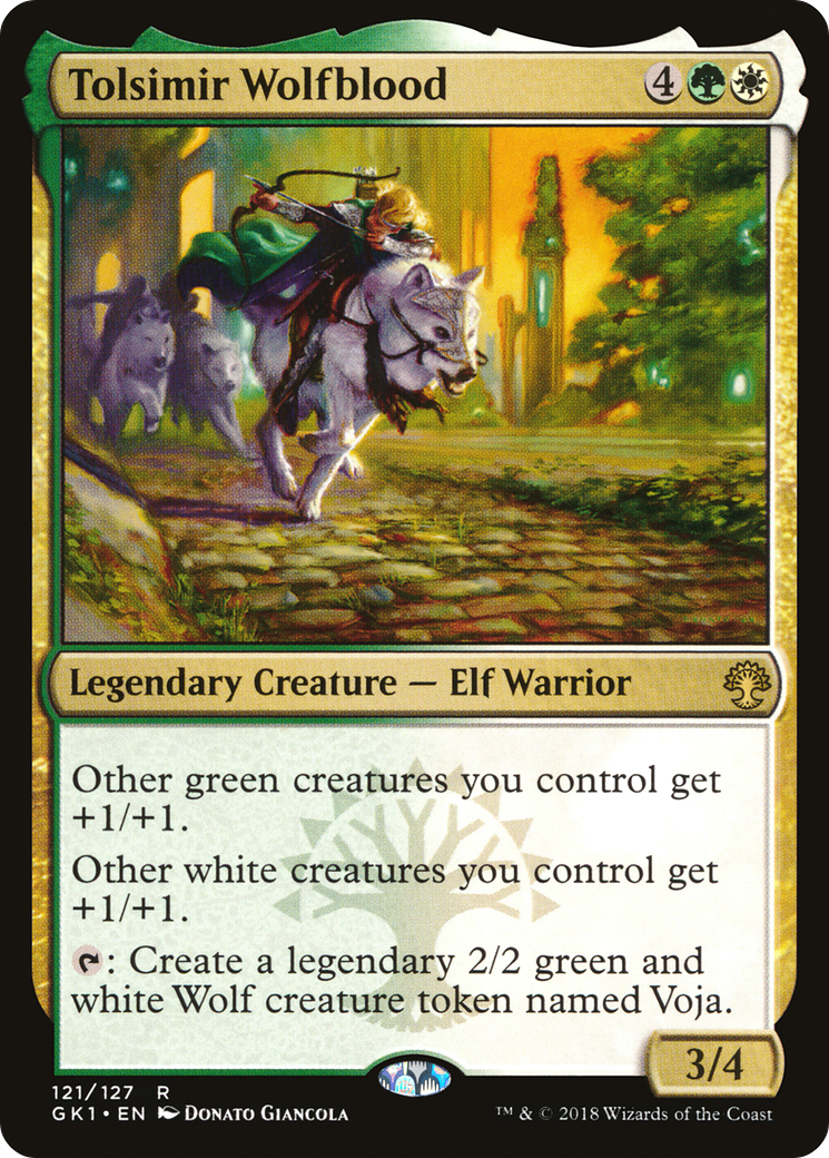 Tolsimir Wolfblood (GR1-121) [Misc] GRN Guild Kit MTG Single Wizards of the Coast