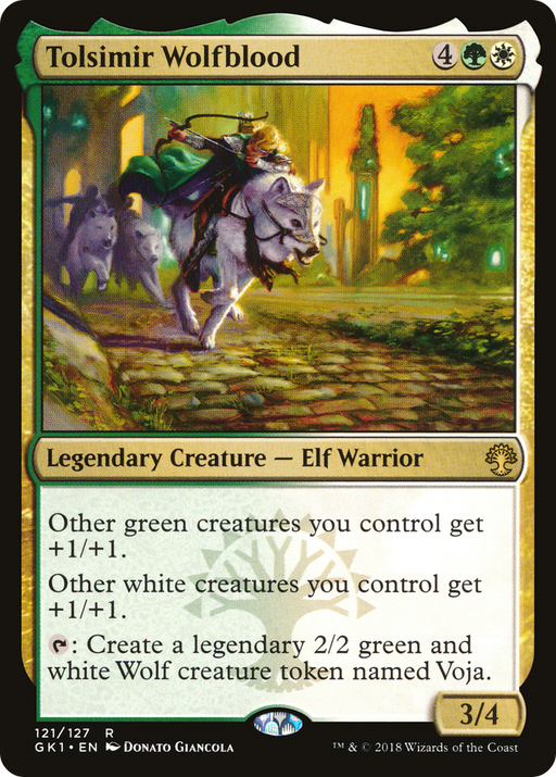 Tolsimir Wolfblood (GR1-121) [Misc] GRN Guild Kit MTG Single Wizards of the Coast