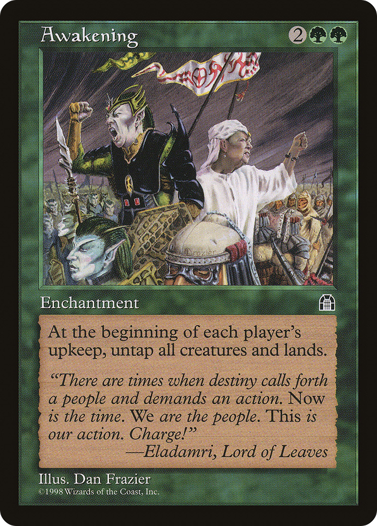 Awakening (STH-) [Stronghold] MTG Single Wizards of the Coast